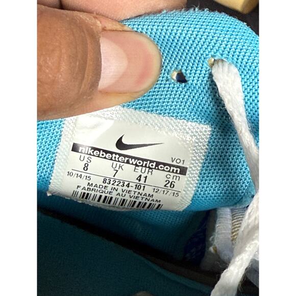 Nike Zoom HyperRev 2016 Blue Lagoon Bright Crimson Men’s Size 8 Basketball Shoes - Picture 5 of 5